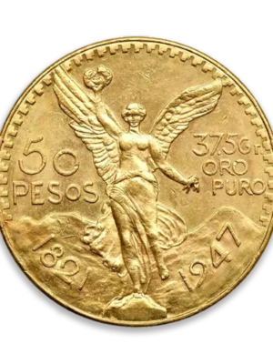 (Random Year) Mexico 50 Peso Gold Coin