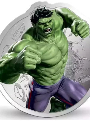 1oz MMTC Pamp Marvel Hulk .999 Silver Medal