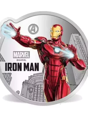 1oz MMTC Pamp Marvel Iron Man .999 Silver Medal