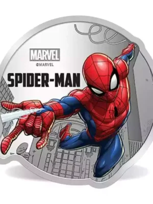1oz MMTC Pamp Marvel Spider-Man .999 Silver Medal