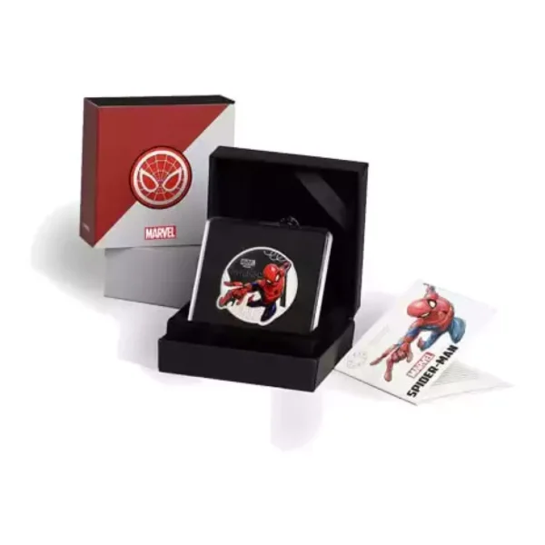 1oz MMTC Pamp Marvel Spider-Man .999 Silver Medal