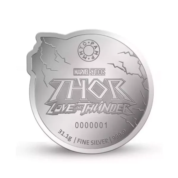 MMTC Pamp Marvel Thor Love & Thunder 1 oz Silver Medal