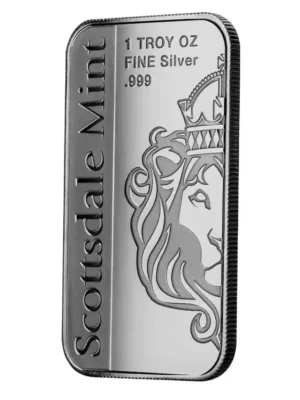 1oz Scottsdale Mint Archangel Michael Silver Bar