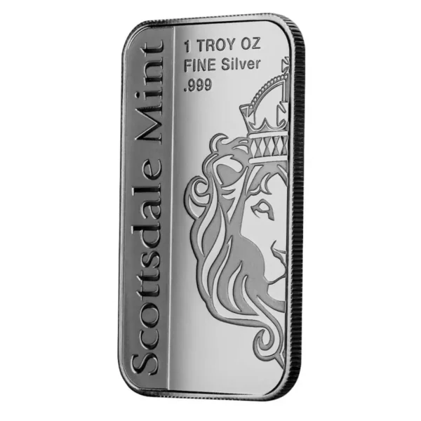 1oz Scottsdale Mint Archangel Michael Silver Bar