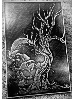 1oz "The Raven" .999 Silver Card Bar