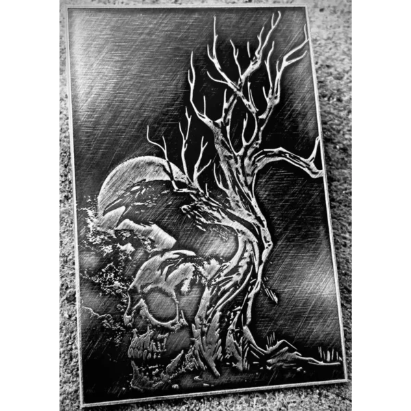 1oz "The Raven" .999 Silver Card Bar