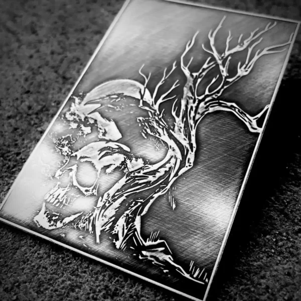 1oz "The Raven" .999 Silver Card Bar
