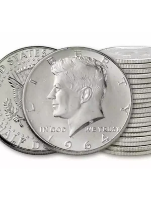 US 90% Silver Coinage - Pre 1965 - Junk Silver - Kennedy Half Dollars width=