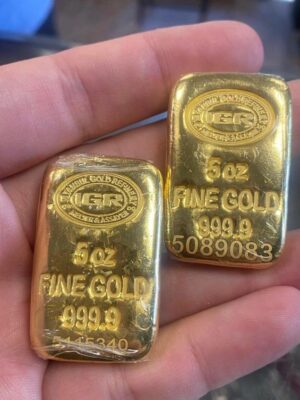 5oz IGR Gold Bar