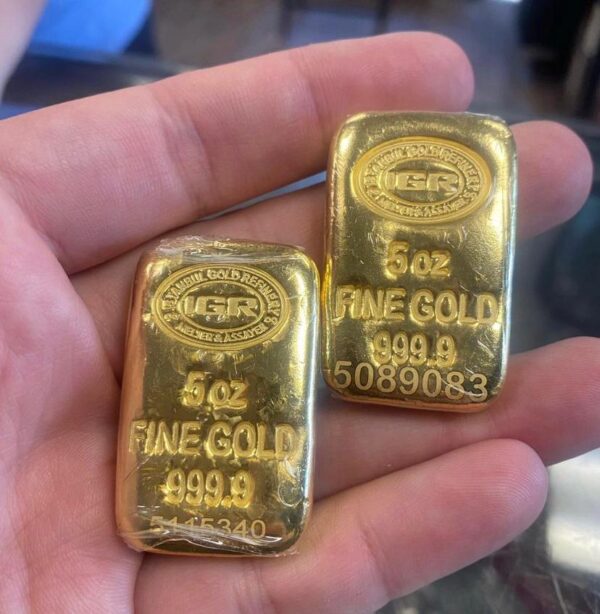 5oz IGR Gold Bar