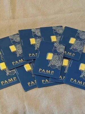 1 gram Gold Pamp Gold Bar