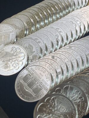 1 Oz Austrian vienna philharmonic 5 per coin