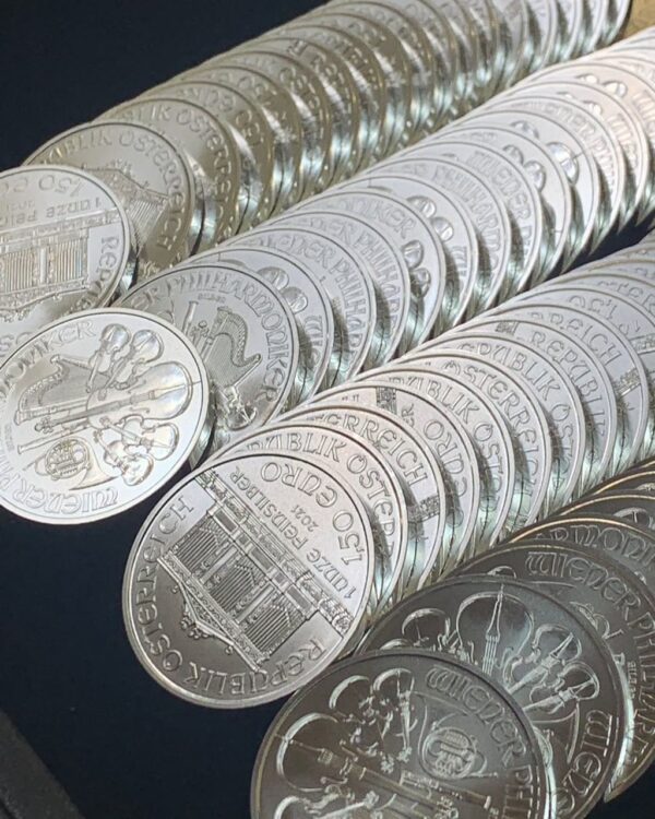 1 Oz Austrian vienna philharmonic 5 per coin